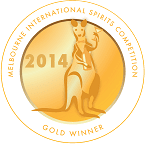Médaille d'or aux International Spirits Competition, MELBOURNE 2014